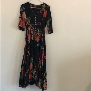 Flowy floral dress